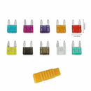 120pcs Mini Blade Fuse Assortment Set Auto Car Fuses Assorted Kit 2-35A + Puller