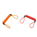 2 Pcs 1.5m Safety Disc Brake Lock Reminder Cable Wire for Scooter Red+Orange