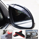 2x Rear View Black Side Mirror Rain Snow Shield Protector For Universal Car Auto