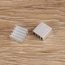 10pcs 11*11*5mm Aluminum radiator heatsink electronic chip cooling block_3C