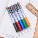 12pcs 4 Colors Ballpoint Pen Press Writing Pen for School Office Supplies A