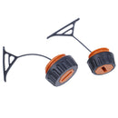 2x gas fuel oil cap fit stihl 025 026 020 021 023 024 028 034 036 chainsawA Bj