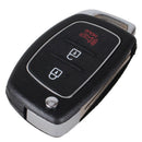 3 Buttons Flip Folding Remote Key Fob Shell Case For Mistra Hyundai Hb20 Sa R6G1