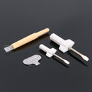 4pcs/set Needle Plate Screwdriver Cleaning Brush Sewing Machine Repair Tool