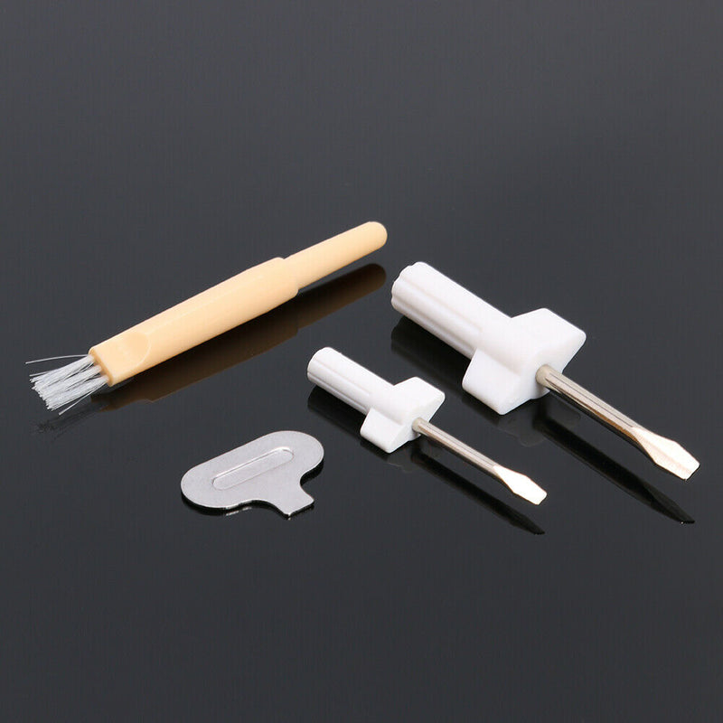 4pcs/set Needle Plate Screwdriver Cleaning Brush Sewing Machine Repair Tool