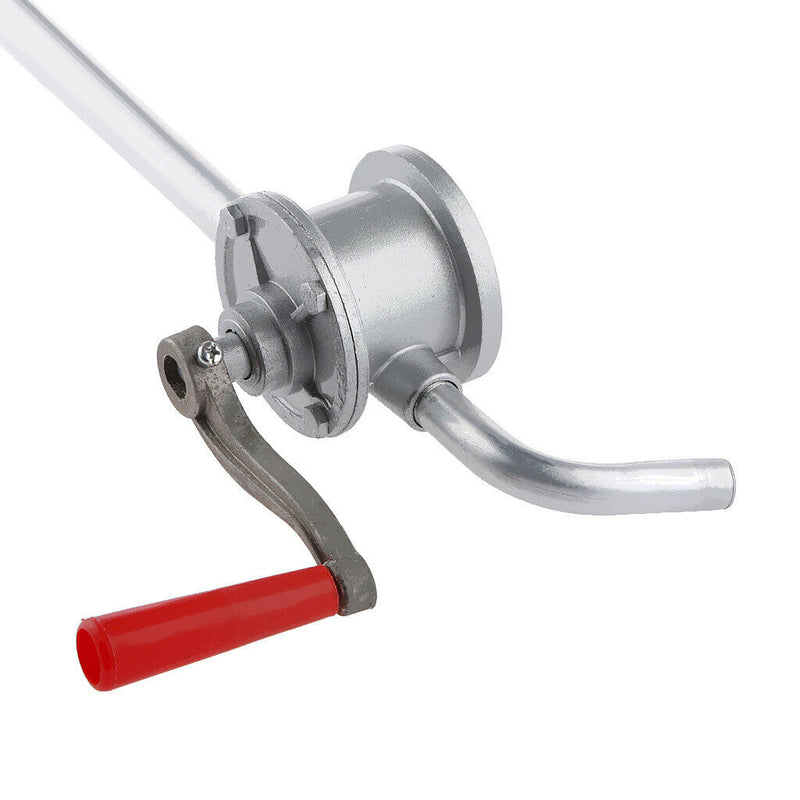 Aluminium Oil Fuel Hose Oil-well Pump Hand Rotary Crank Curved Spout For Car