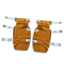 1 Pair Cowhide Leather Knee Pads Welding Pad Welder Pad Flame Resistant