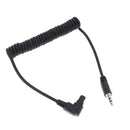 Black Flash Cable Cord, Remote Shutter Release Cable, 100cm/39.37inch Length