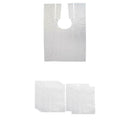 100 Pieces Disposable Hair Cutting Cape Salon Gown Barber Capes Cloth Apron