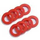 Outdoor Garden Hose Silicone Washer Gasket, 90Pcs Red O-Rings Silicone Wash