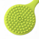 Silicone Long Handle Bathroom Shampoo Shower Brush Back Scrubber Double Sided