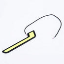 2x White Car LED Daytime Running Light DRL COB Strip Lamp Fog Lamp 12V