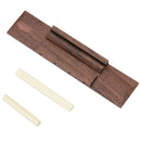 Ukulele Bridge 110mm Rosewood Set  ABS Saddle Nut For Uku Accs Luthier