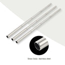 Reusable Stainless Steel Metal Folding Drinking Straw Collapsible Straw Bar Wine