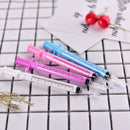 1x Syringe Pen Stationery Ballpoint  Automatic Refillable Ballpen Bullet 38mm LJ