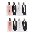 8 Pack No Bend Hair Clips Makeup No Crease Clips Hair Bangs Waves Clips