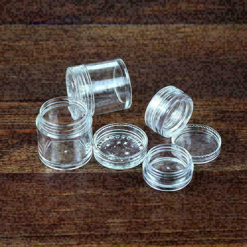 10pcs Tiny Small Plastic Sample Mini Bottle Jars Vial Cosmetic Portable Emp E7N3