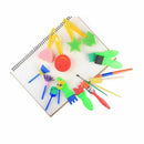 25 Pieces Kids Sponge Painting Brushes for Early Learning Mini Flower Spong