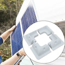 4X Solar Panel Mounting Bracket White Plastic Corner Set Kit For Rv Boat Ya