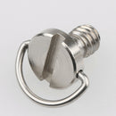 1/4" D- Mounting Screw Tripod Monopod Quick Release Plate Camera Fixing