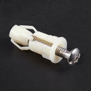 2pcs DIY Plastic Toilet Seat Screws Fixings Fit Toilet Seats Hinges Repair