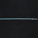 "Ballad for Adeline"aquamarine Tennis Bracelet Made With Women Fashion Jewe H6K9