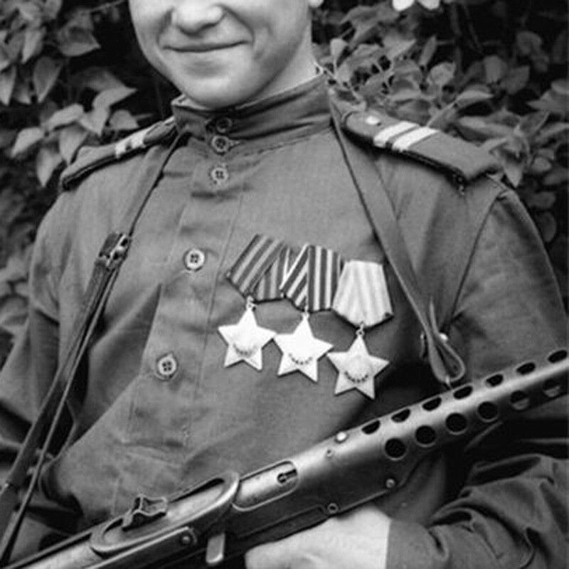 1 2 3 CLASS GLORIOUS MEDAL FULL SET GROUP ORDERS OF MILITARY GLORY RUSSIA WW2