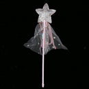 Bling Pink Star Shape Fairy Wand Girls Princess Magic Party Dress up Costume