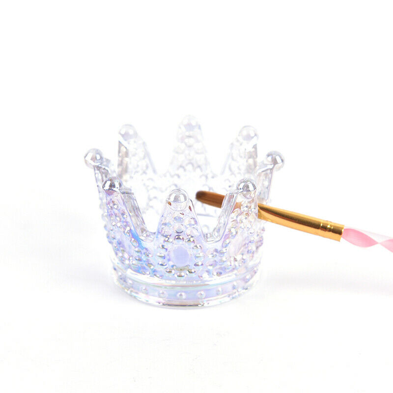 Luxurious Crystal Nail Art Brush Holder Pen Displayer Stand Tools Glass HolS Gw