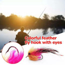 10cm Hook/tube Trout Salmon Steelhead Pike Fly Fishing Streamer Flies Saltw S6G9