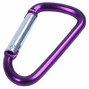 20PCS 2.5inch /6CM Aluminum D Ring Carabiner Clip,Lightweight Durable Small
