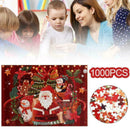 1000pcs 27.55x19.68'' Merry Christmas Jigsaw Puzzle Santa Claus Snowman Pattern