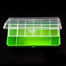 Lure 2 Layers ABS Transparent Cover Fishing Tackle Box Bait Storage Cases