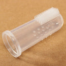 Kids Baby Finger Toothbrush Infant Soft Silicone Teeth Rubber Massager Brus Y6U5