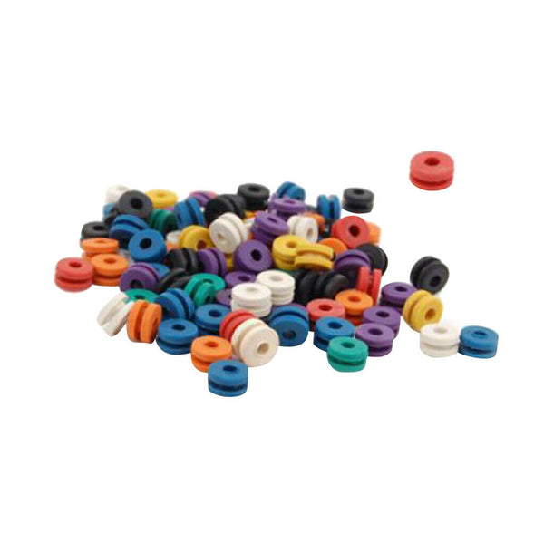 Rubber Tattoo Machine Grommets, 100pcs