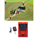 Solar Sound Alarm Light 8-LED 129db Weatherproof Alarm System Garden Yard