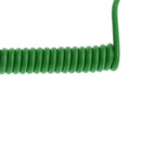 3.5mm Auxiliary Audio Male to Male Cable 90 Degree Right Angle Line Green