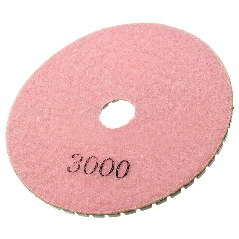 8Pcs Diamond Polishing Pads 4 inch Wet/Dry Set For Granite Stone Concrete M