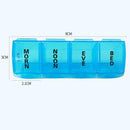 7 Days Portable Round Small Medicine Box Weekly Tablet Organizer Pill Case