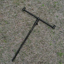 Hirisi Carp Fishing Stainless Steel Bank Sticks with 25Cm Fishing Buzz Bar V5K1