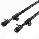 Hirisi Carp Fishing Stainless Steel Bank Sticks with 25Cm Fishing Buzz Bar V5K1