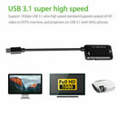 USB-C Type C to HDMI Adapter USB 3.1 TV Cable For MHL Android Phone Tablets/