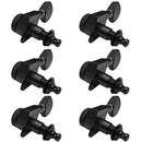 Acoustic Guitar Tuning Pegs Machine Head Tuners 3L3R Black Guitar Parts 6pcs