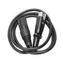 4 pin XLR Male to XLR FEMALE Power Cable Cord 1M for DSLR Camera Photograph X5N6