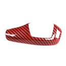 Carbon Fiber Look ABS Plastic Shifter Knob Cover Red for BMW Styling Accessories