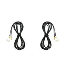 2xRP SMA Male To Female Extender Coax Cable For WiFi Router/Aerial/Antenna