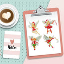 Children DIY Diamond Painting Special Shape Drill Fairy Stickers Xmas Decor