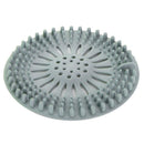 Silicone Sink Strainer Water Stopper Floor Drain Hair Plug (Navy Blue) A