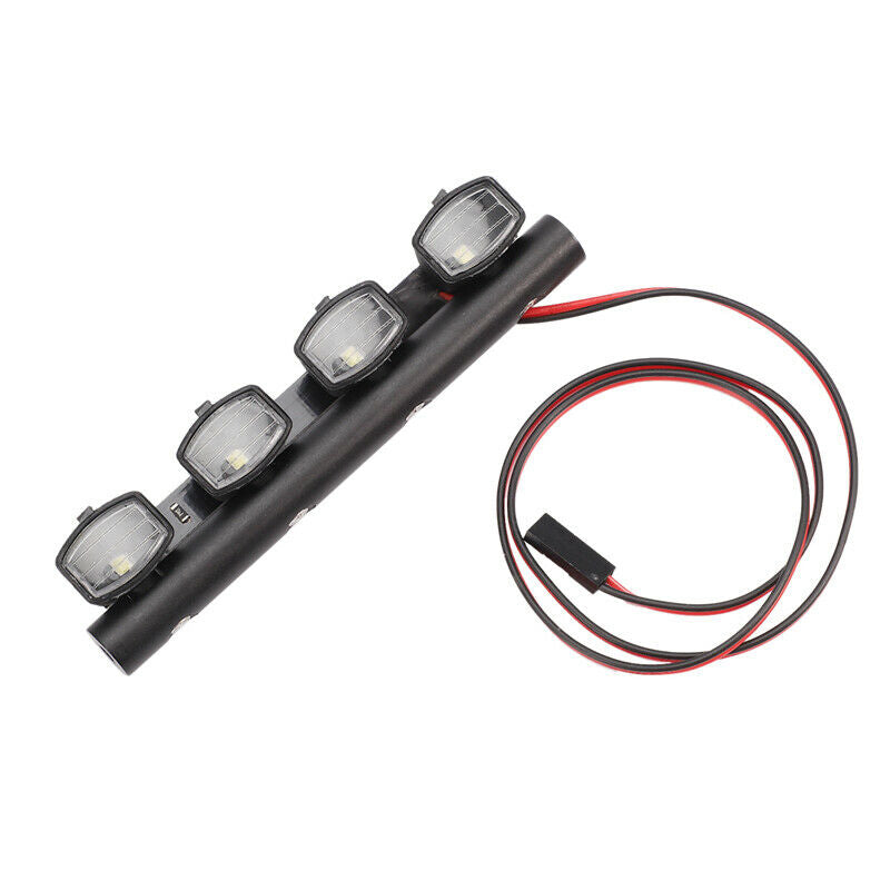 RC LED Light Bar Roof Lamp for 1/10 Traxxas Trx4 SCX10 D90 RC 4WD Crawler C M8C5