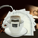 50Pcs Drip Coffee Ear Style Filter Bag Portable Hanging Cup Coffee Filter Paper
